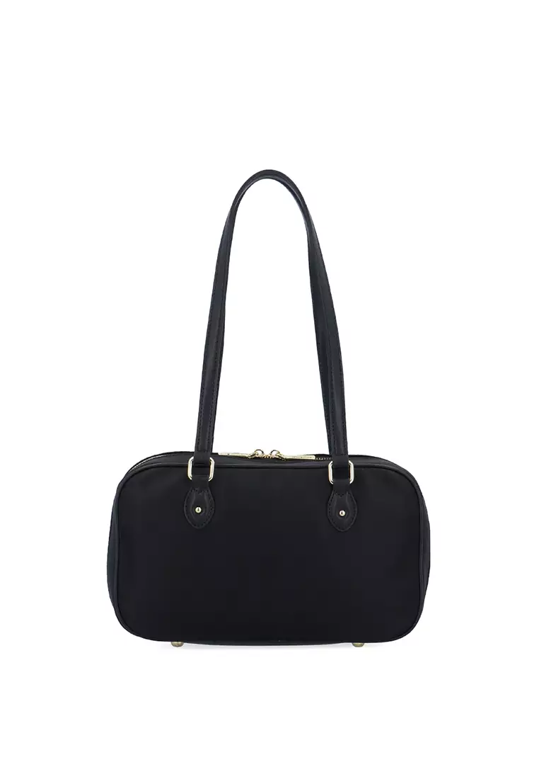 Bowie Nylon Handbag M - Black