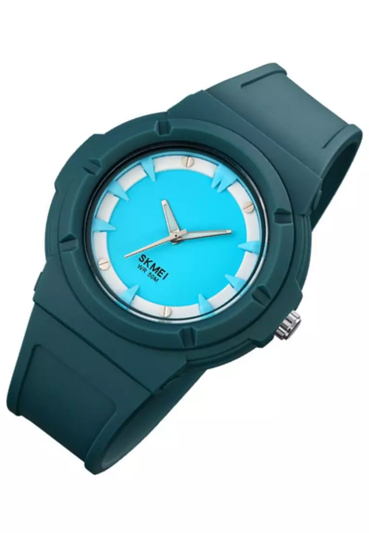 Jam Tangan Analog Pria Waterproof Strap Tali Material PU Silicone IR40 ORIGINAL