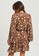 The Fated brown Pascal Mini Dress D361CAA872F1ACGS_3