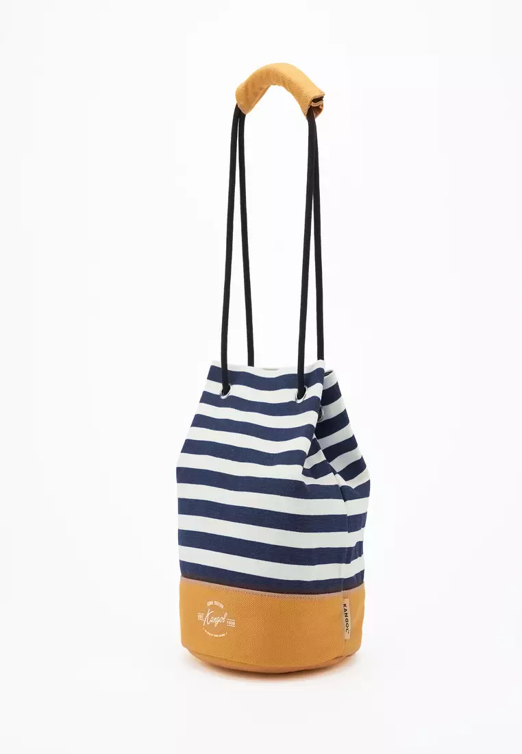 Cotton canvas bucket bag