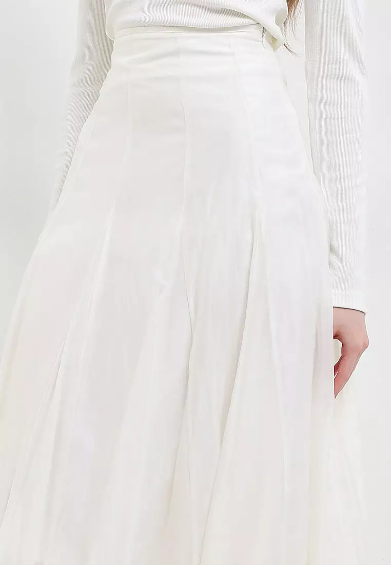 Maxi Panelled Sheer Skirt