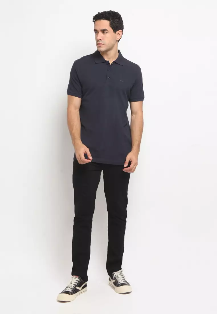 POLICE Polo Shirt Krah Polos Pria 207200171