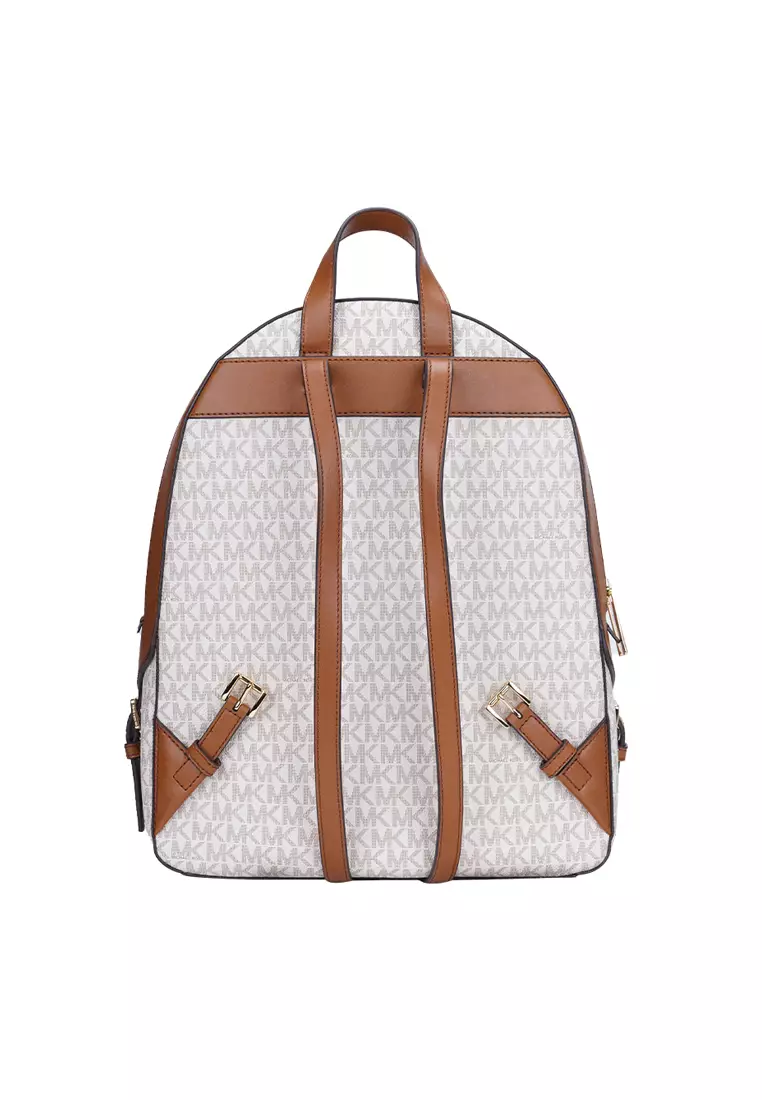 Jaycee Medium Logo Backpack In Vanilla 35S2G8TB7B