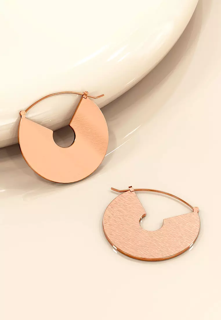 Grande Rose Gold Hoop Earrings