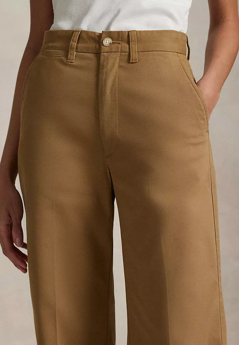 Chino Wide-Leg Pant