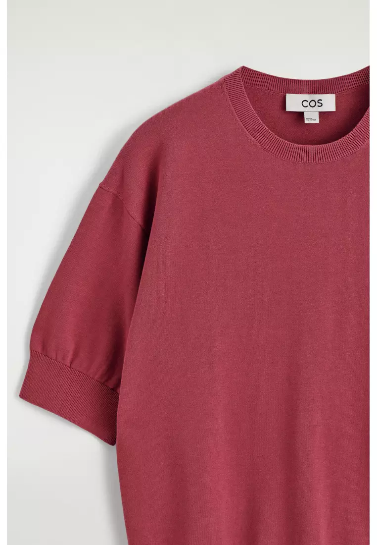 KNITTED COTTON T-SHIRT