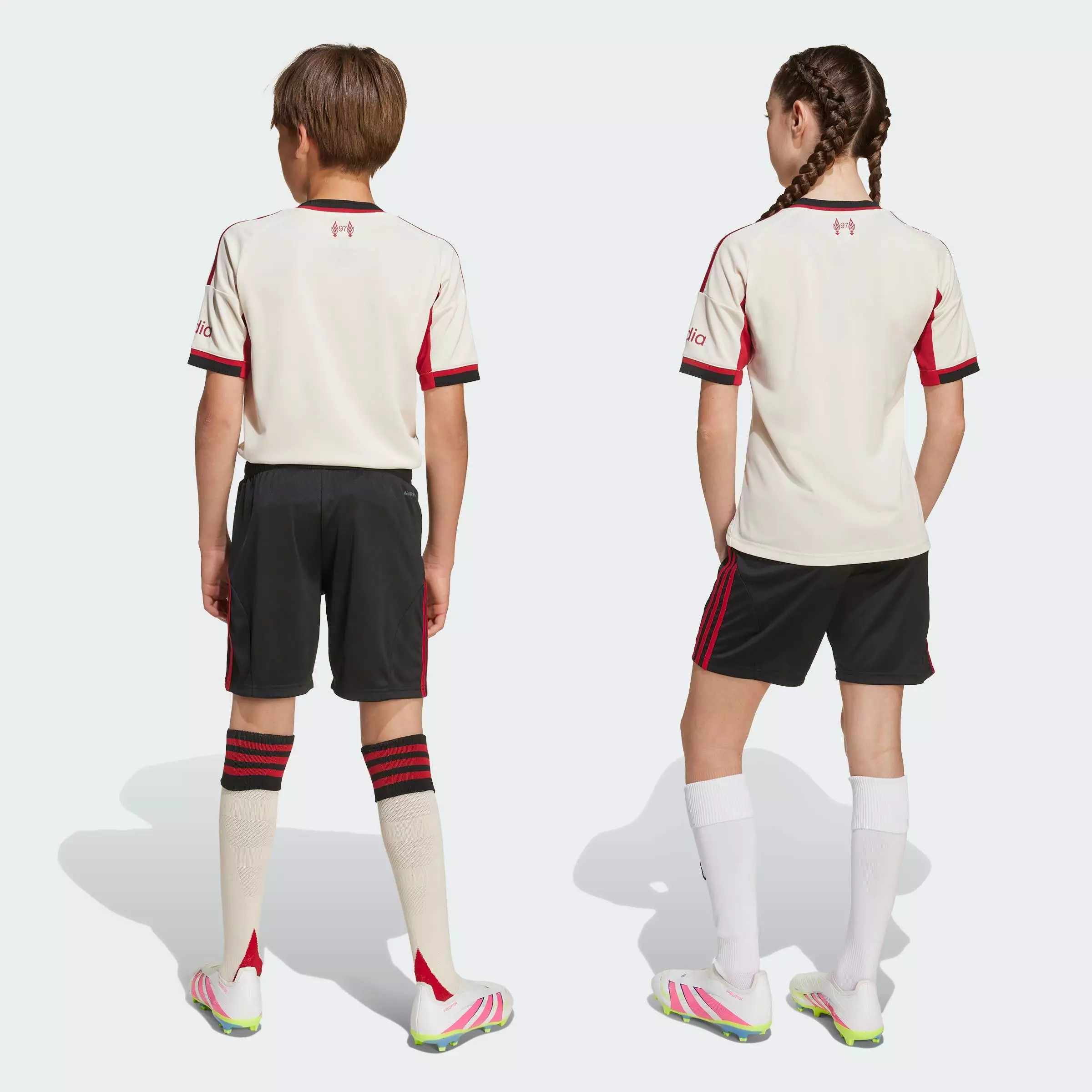 Football Liverpool FC 25/26 Away Shorts Unisex Black JV6461