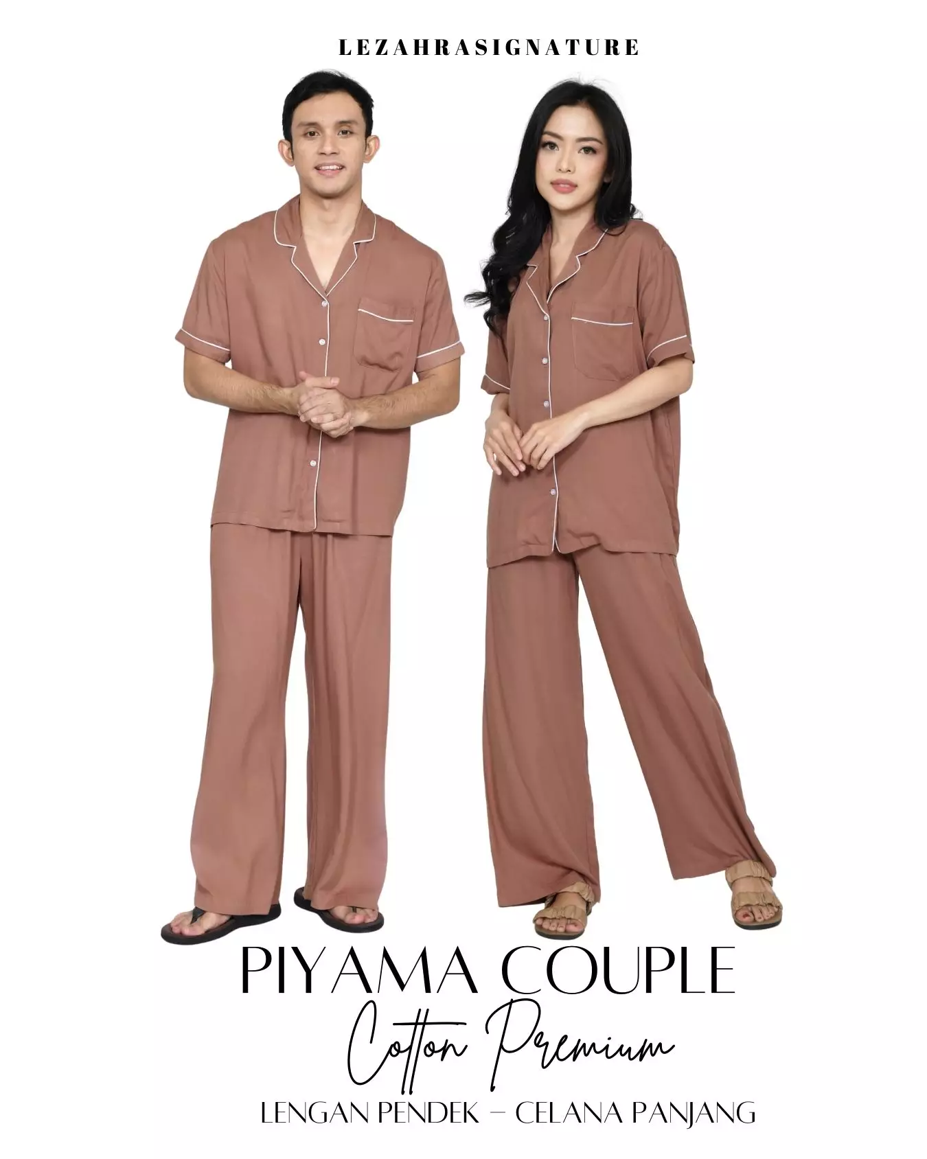 Piyama Couple BROWN Gift Box Series 