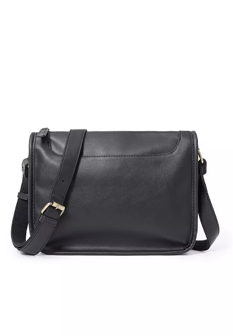 Vintage black crossbody bag top