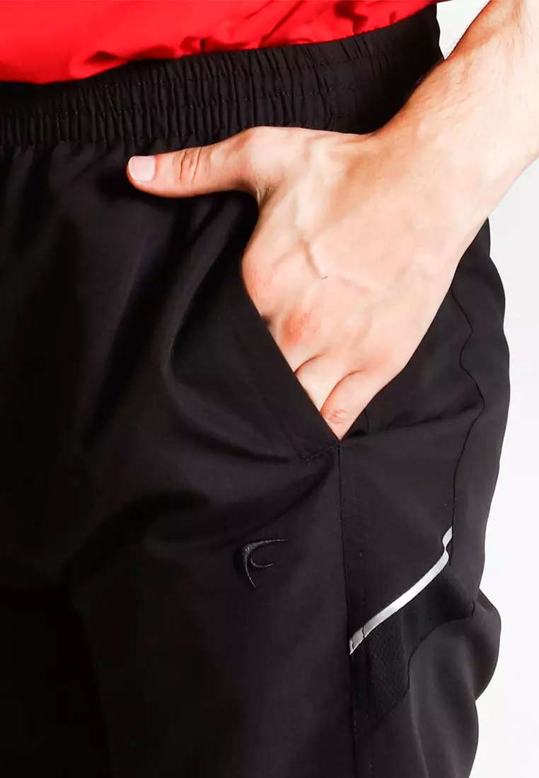 Forest Slim Fit Tracksuit Men Track Pants Unisex Track Bottom | Seluar Track Lelaki - 10758-01Black