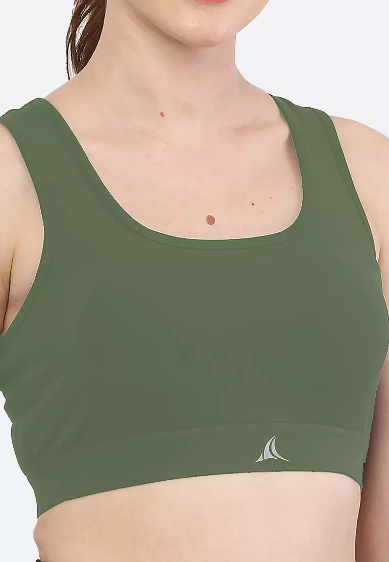 Olive Basic Essential Coord Workout/Running Sports Bra