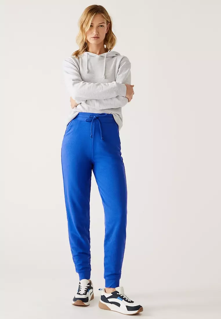 Jual Marks & Spencer The Cotton Rich Cuffed Joggers Original 2024
