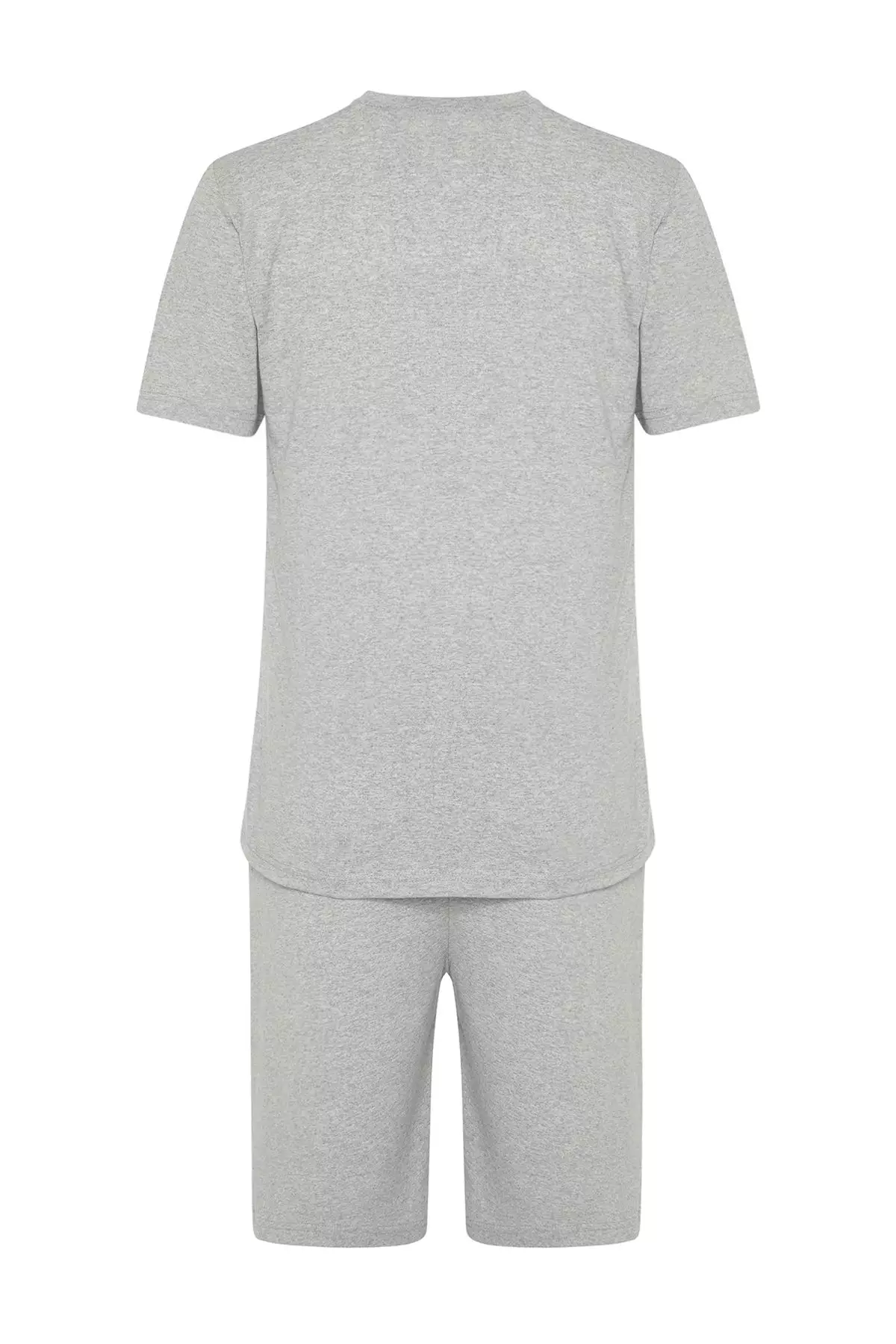 Regular Fit Crew Neck Pyjamas Set