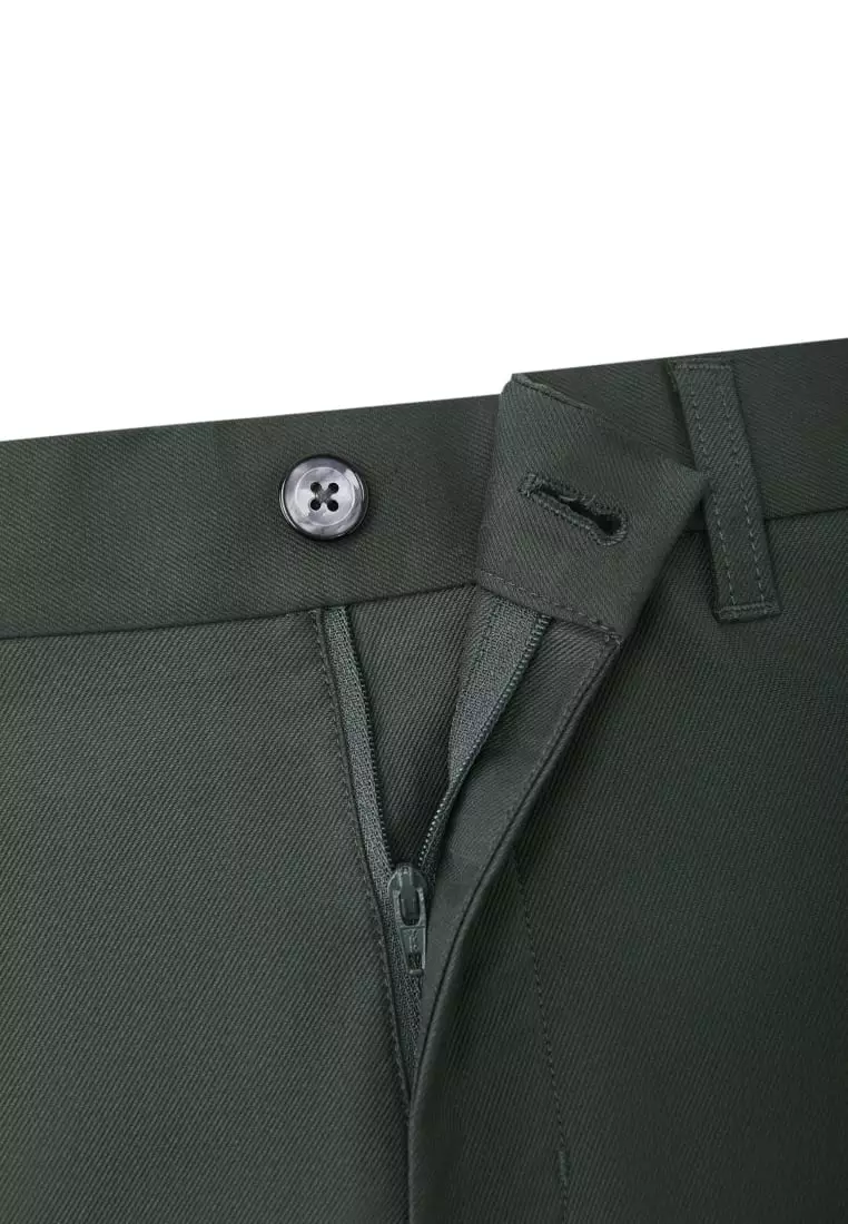 G2000 Cotton Blend Slim Tapered Fit Twill Casual Pants
