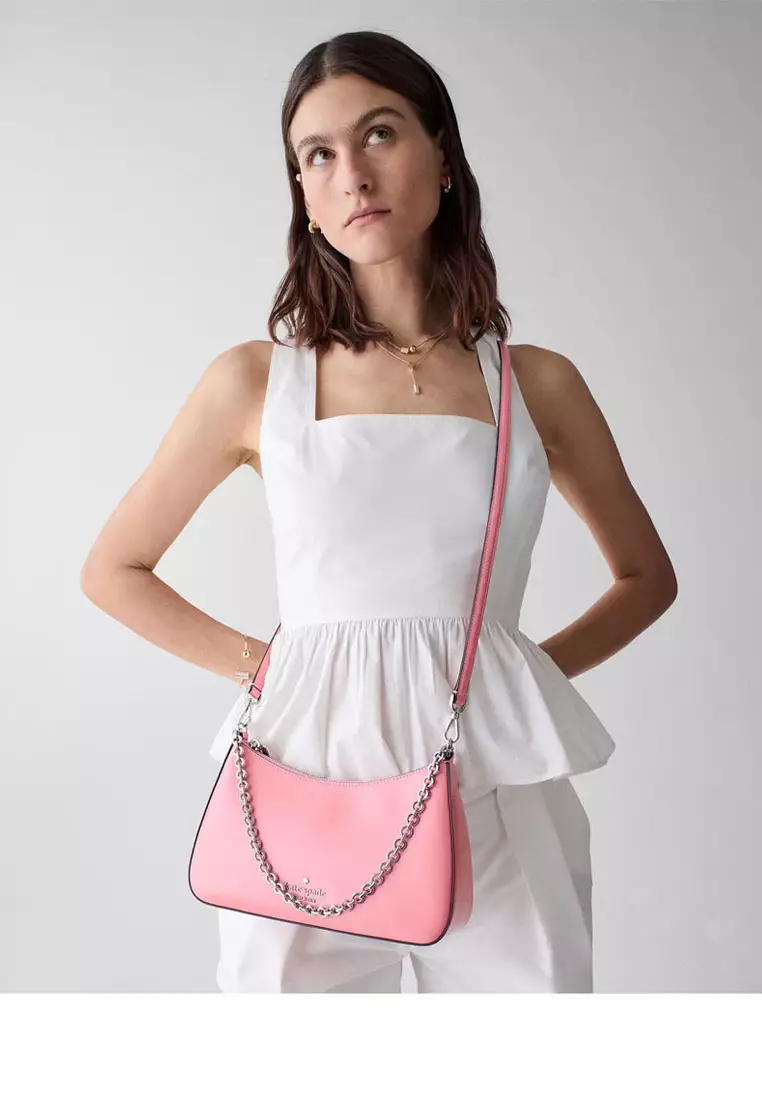 Margot Textured Patent Leather Convertible Crossbody