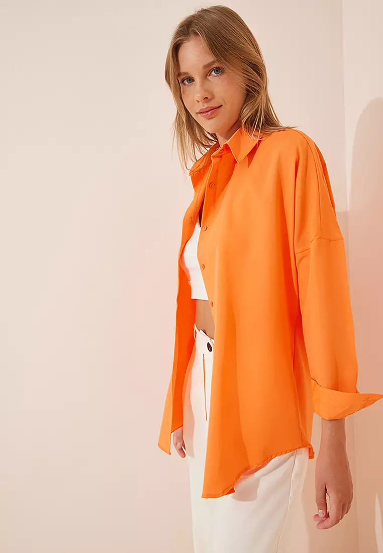 Oversize Long Basic Shirt