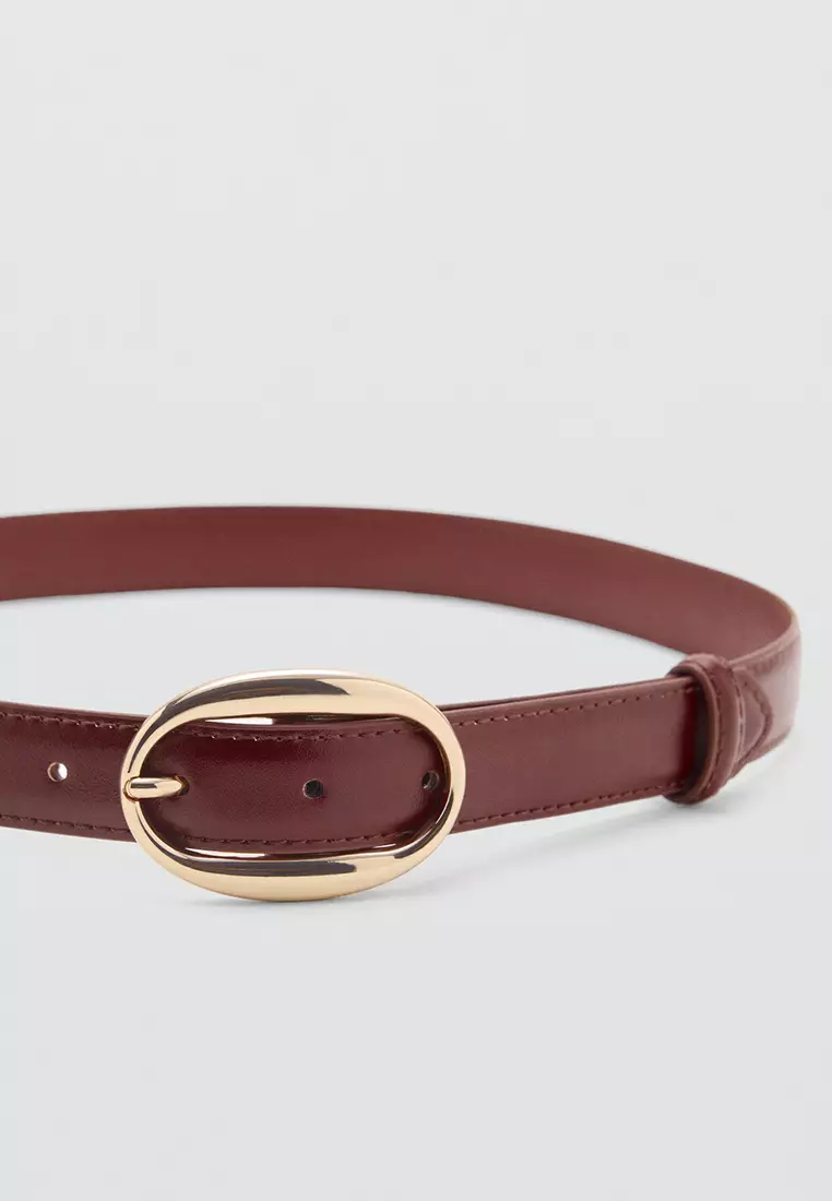 Oval Buckle Belt