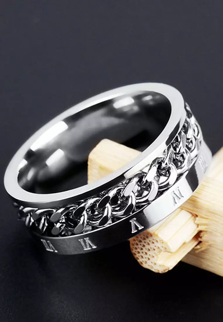Buy Trendyshop Men's Rome Dial Ring 2026 Online | ZALORA Philippines
