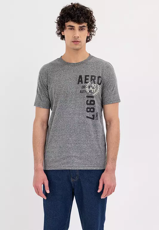 Men's Aeropostale Black A87 NYC Tee