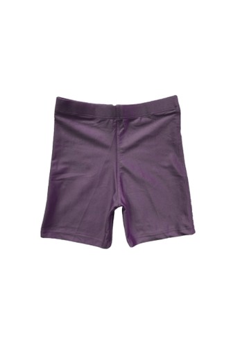 Chelyne purple Chelyne Short Pants Kilap Rafel by Chelyne L-XXL Legging Dewasa Bahan Saten Lycra Spandex Jumbo AB9C4AA2FA9339GS_1