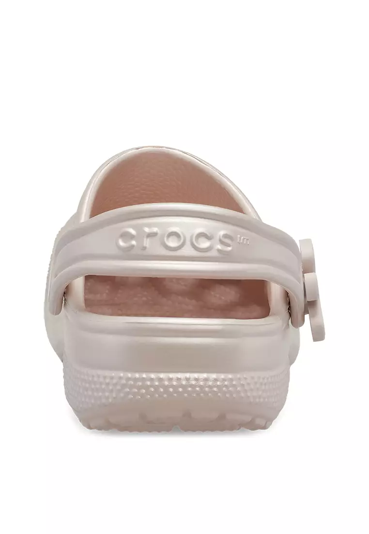 Crocs Kids Classic Pearl Shine Clog Quartz