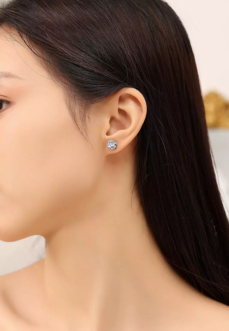 Anting Wanita Original Dilapisi Platinum Anti Luntur Fashion Perhiasan Anting Giwang Anting Tusuk