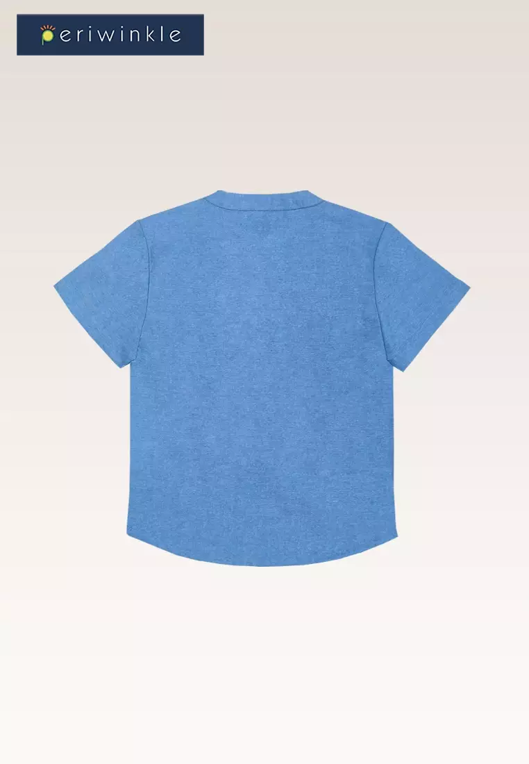 Marlowe Boys Blue Henley Shirt