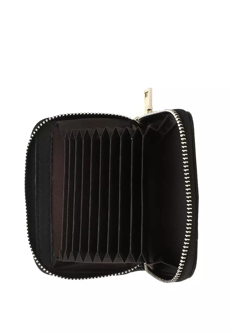 Zackly Dompet Kartu Anti RFID Universal Card Size Minimalist Design Material Kulit ORIGINAL - Black