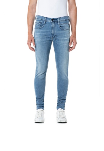 REPLAY blue Slim fit Bronny Iceblast jeans 81C75AA22BDE53GS_1