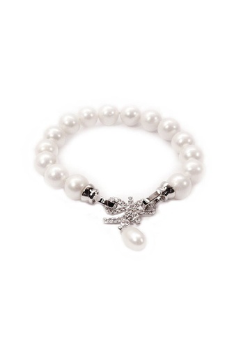 Pearly Lustre silver Pearly Lustre Elegant Freshwater Pearl Bracelet WB00004 0D5A2ACC021E1EGS_1