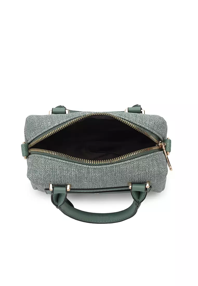 Women's Top Handle Bag / Sling Bag / Crossbody Bag / Shoulder Bag (Tas Tangan Wanita / Tas Selempang Wanita / Tas Bahu Wanita) - Hijau