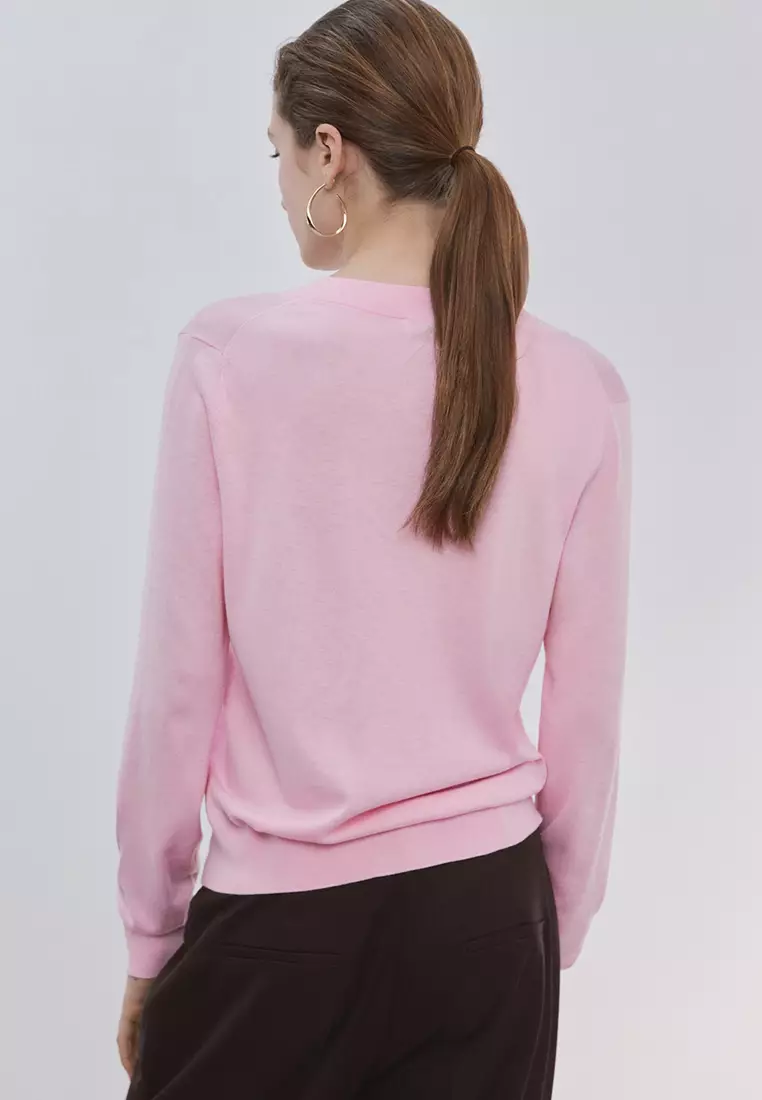 V-Neck Knit Sweater
