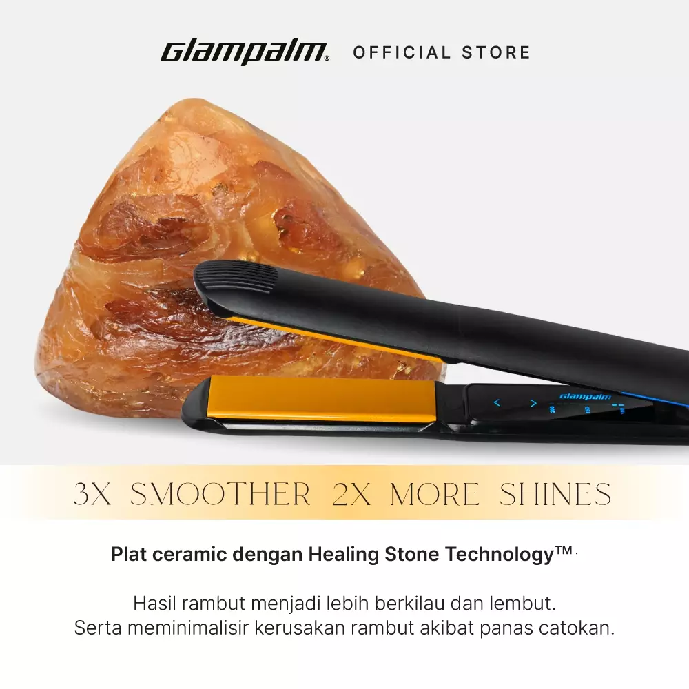 Glampalm Catokan Pelurus Rambut / Hair Straightener GP201 Touch