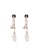 agnès b. pink and gold Rustic Pearl Lg Earrings 633EAAC8AE7D0CGS_1