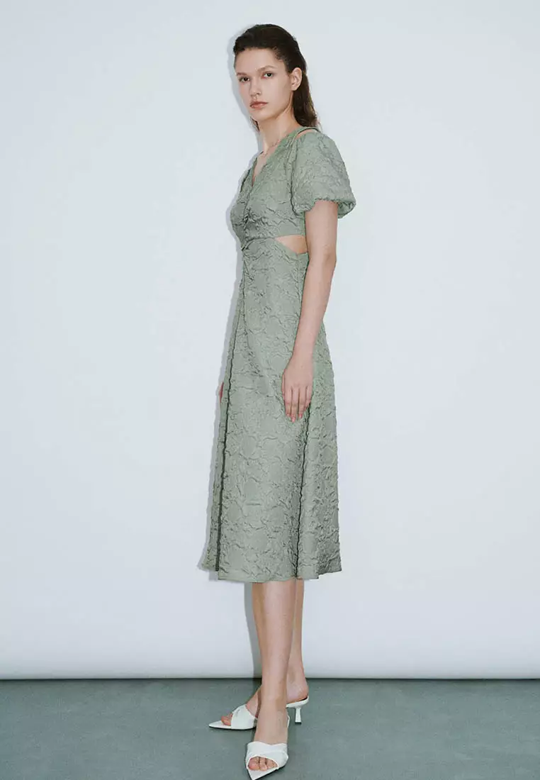 V-Neck A-Line Dresses