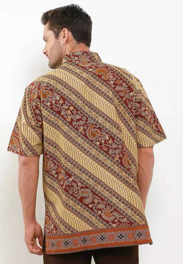 Jual Danar Hadi Kemeja Batik Printing Lengan Pendek Motif Lereng Modang ...