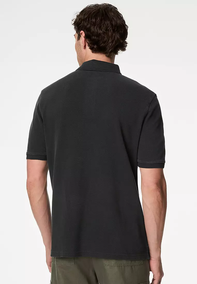 Pure Cotton Polo Shirt