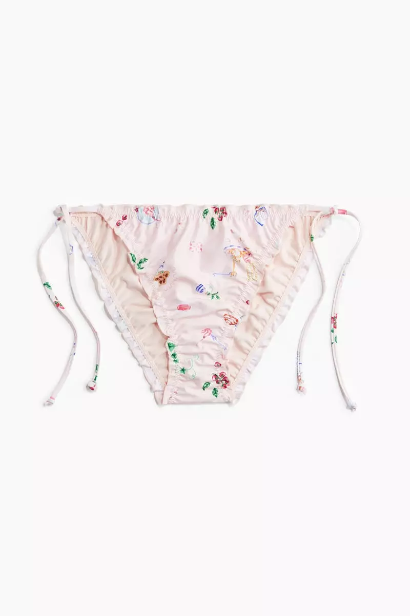 Tie tanga bikini bottoms