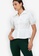 ZALORA WORK 白色 Puff Sleeve Peplum Shirt 12874AA55DD7D5GS_1