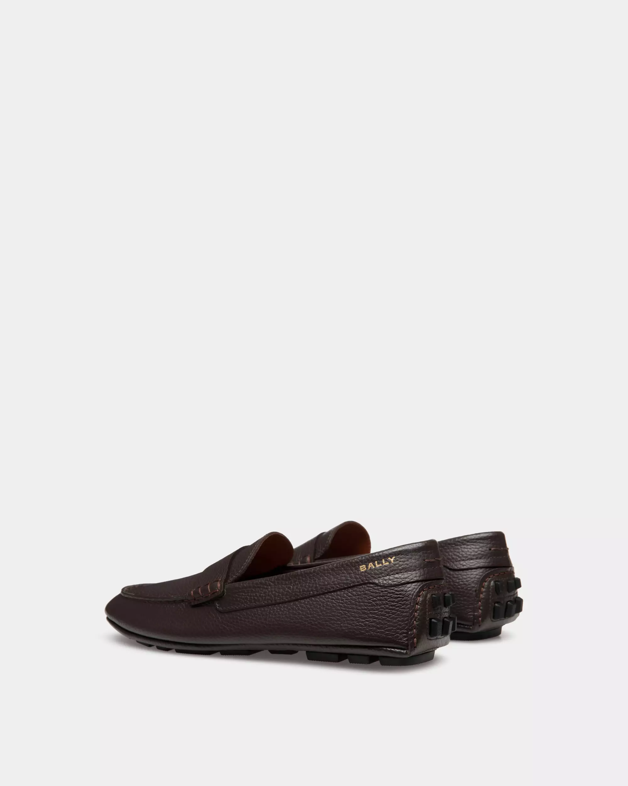Bally Kelys-U Grained Leather Loafers - Brown