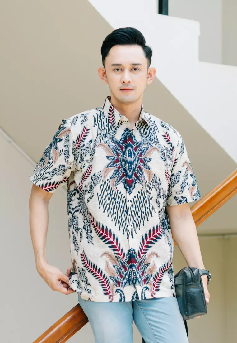 HEM PENDEK AKSA BATIK CARLOS CLARA REGULER FIT