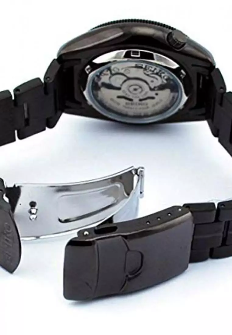 Jam Tangan Pria Seiko Original SSA071 Stainless Steel Black