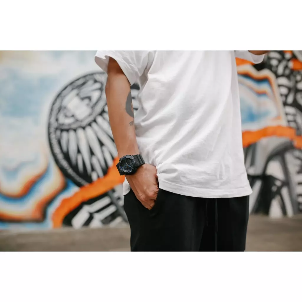 Casio G-Shock Magnetic Resistant Original Jam Tangan Pria GA-100-1A2DR Waterproof