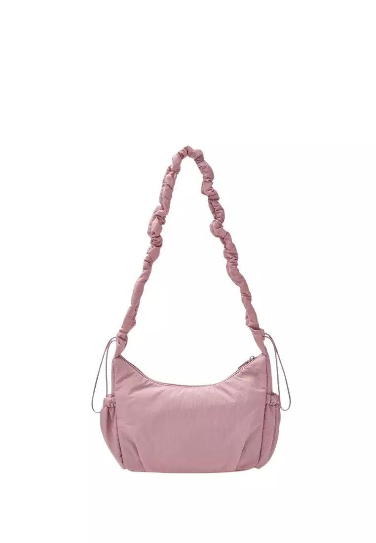 ★MLB Korea★ Basic athleisure hobo bag CLE MgPink 3ABQA015N MLB] Basic Athleisure Hobo Bag CLE Mg.Pink | eBay