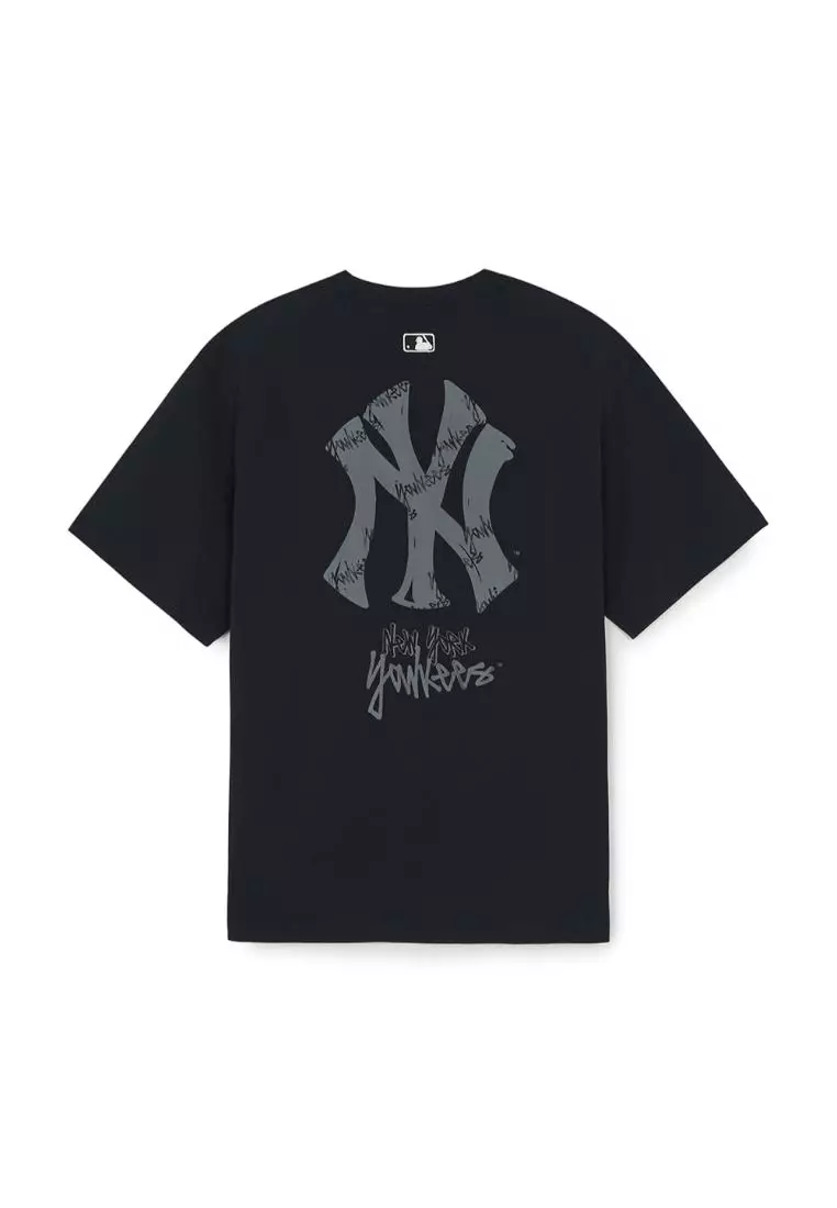 BASIC MEGA STREET LOGO OVER FIT T-SHIRTS NEW YORK YANKEES