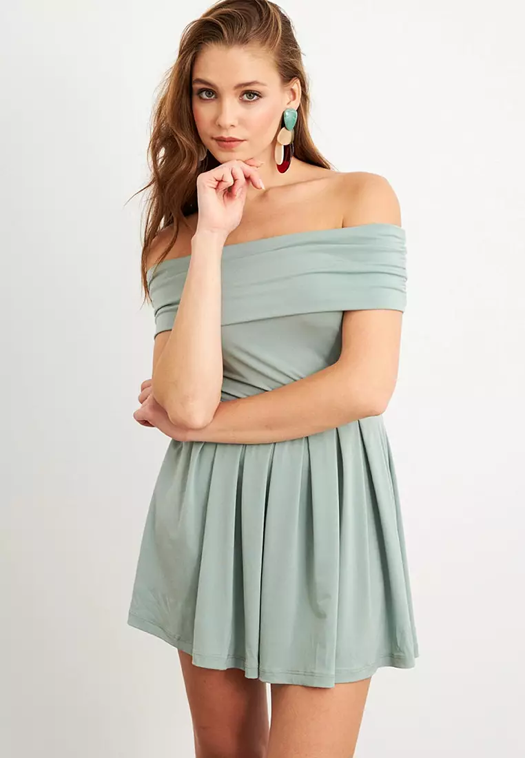Madonna Collar Mini Dress