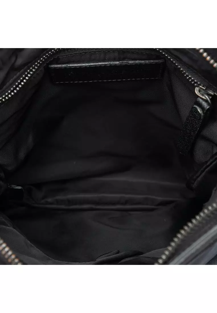 Pre-Loved Burberry Smoke Check Nylon Crossbody