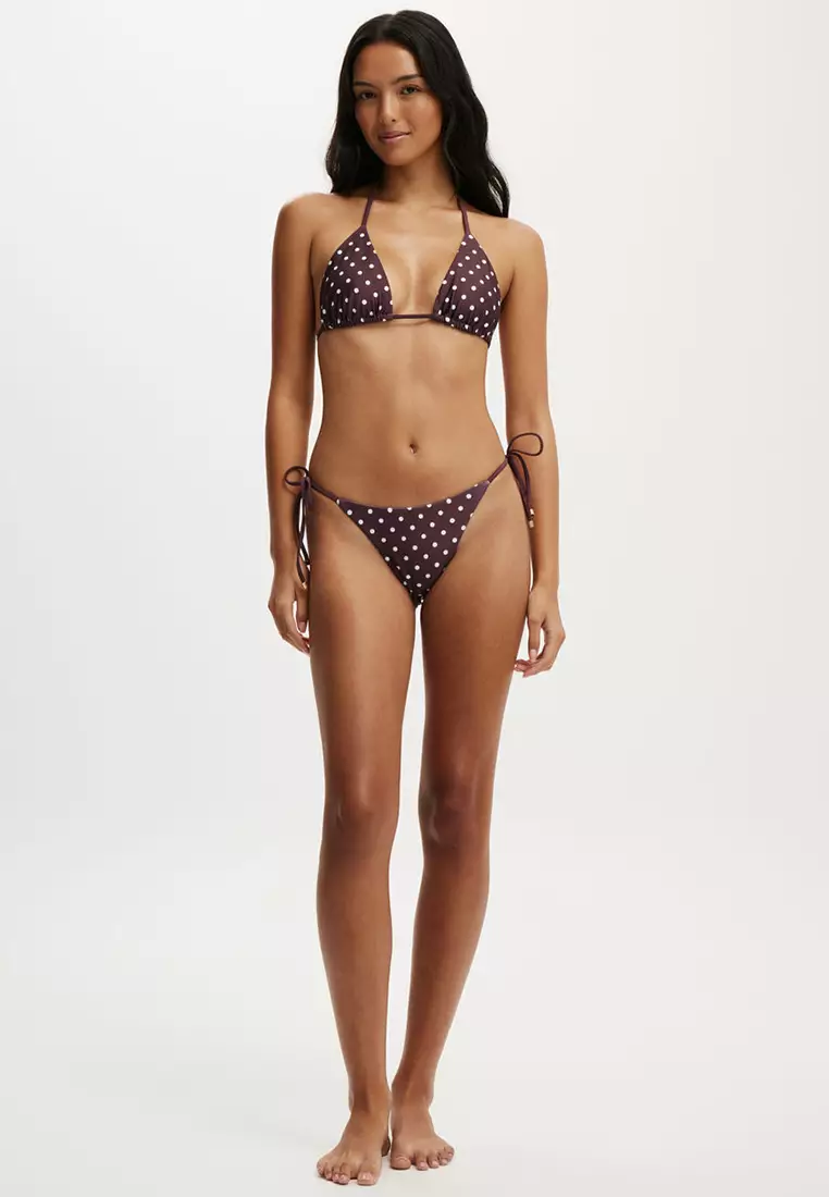 String Triangle Bikini Top