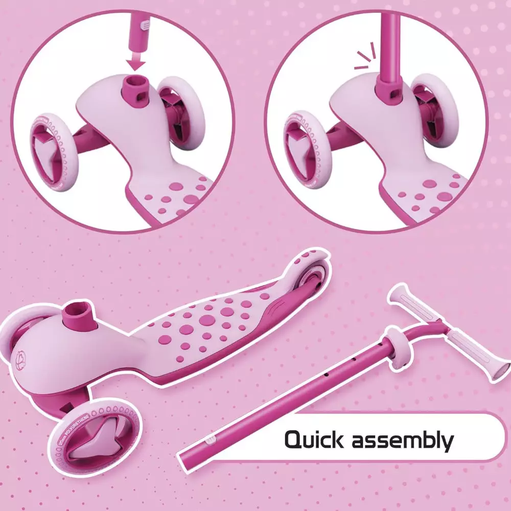 PASO SKUTER ISPORTER M3Z - PINK