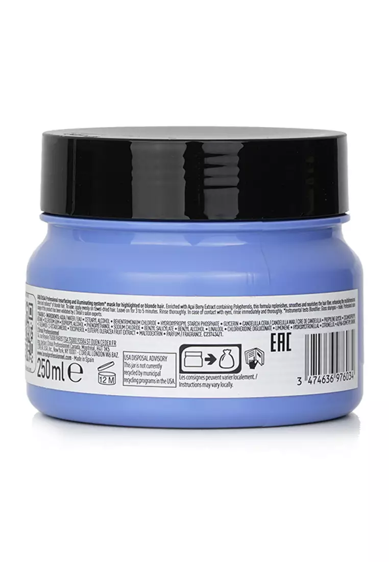 L'ORÉAL - Professionnel Serie Expert - Blondifier Acai Polyphenols Resurfacing and Illuminating System Mask 250ml/8.5oz.